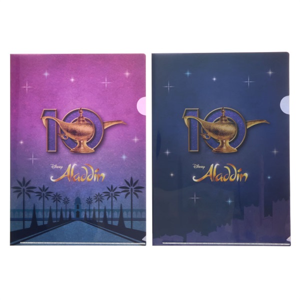 アラジン　10周年記念クリアファイルセット