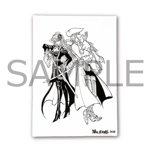 ゴースト&レディ　藤田和日郎描き下ろしアート キャンバスボード（グレイ＆デオン）