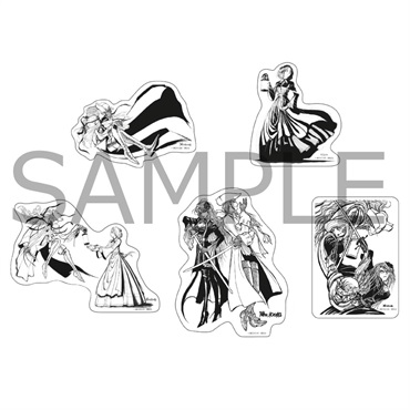 ゴースト&レディ　藤田和日郎描き下ろしアート ステッカーセット 5枚入り