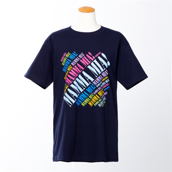 マンマ・ミーア！　TシャツM（ネイビー）